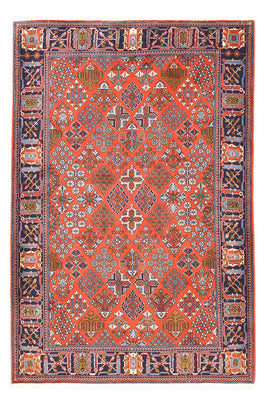Alfombra persa - Nómada - 204 x 138 cm - rojo claro