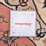 Alfombra Persa - Tabriz - Real redondo  - 200 x 200 cm - crema