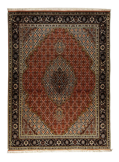Tabriz - 40 Raj Alfombra 150x206cm - Alfombra persa - rojo