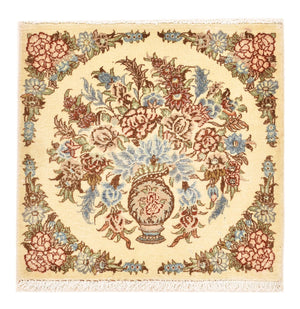 Alfombra persa - Real - 52 x 51 cm - multicolor