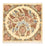 Alfombra persa - Real - 52 x 51 cm - multicolor