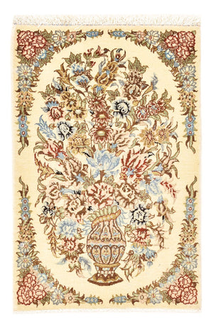 Alfombra persa - Real - 79 x 52 cm - multicolor