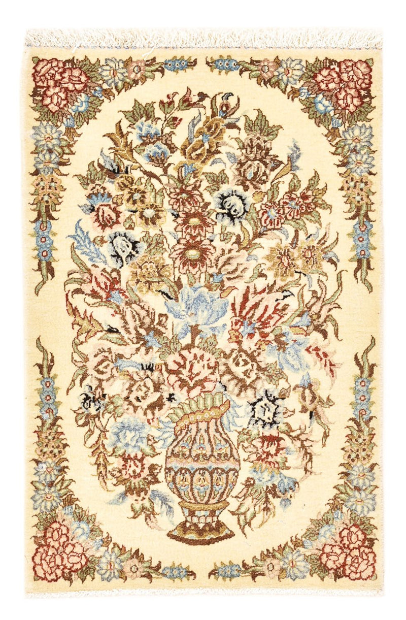 Alfombra persa - Real - 79 x 52 cm - multicolor