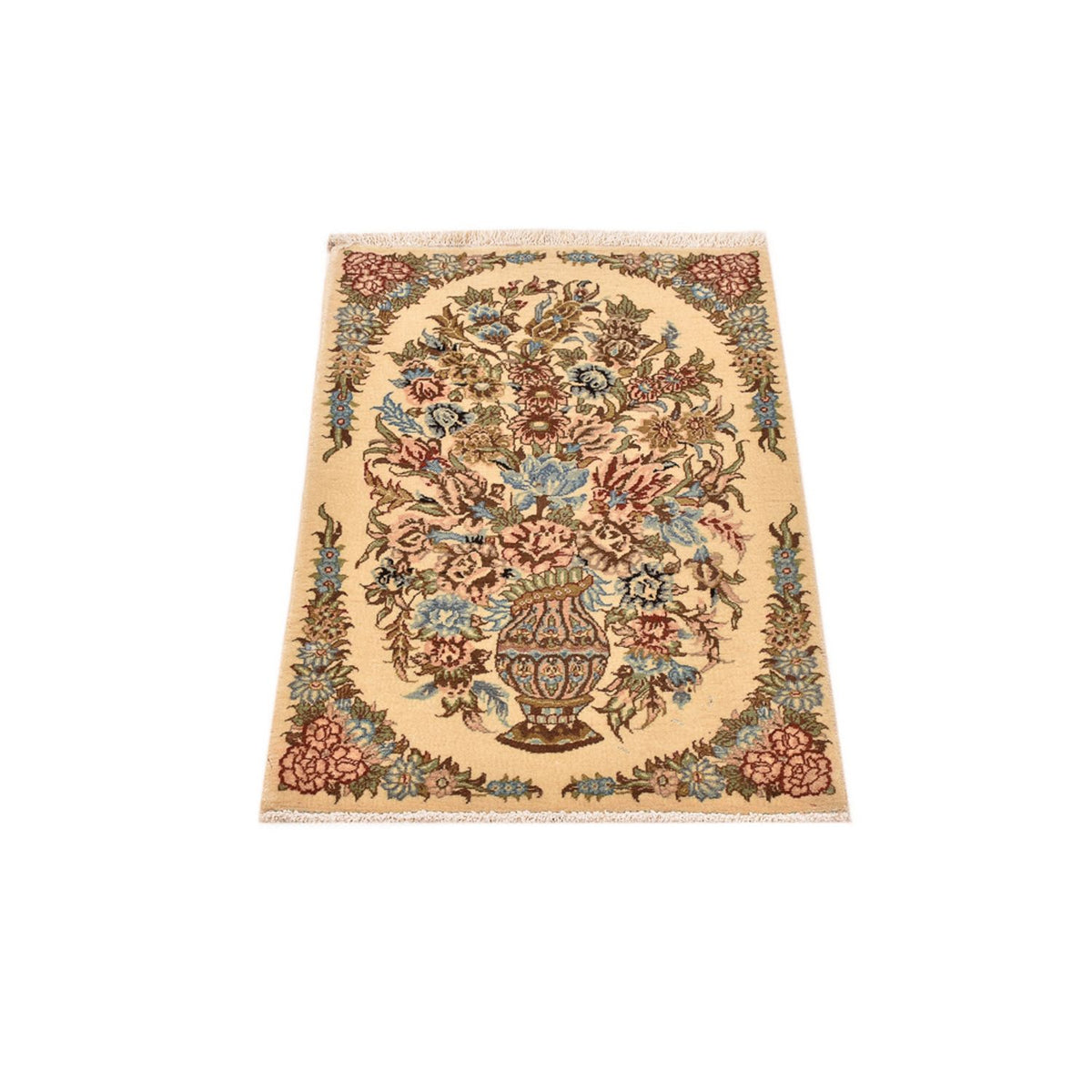 Alfombra persa - Real - 79 x 52 cm - multicolor