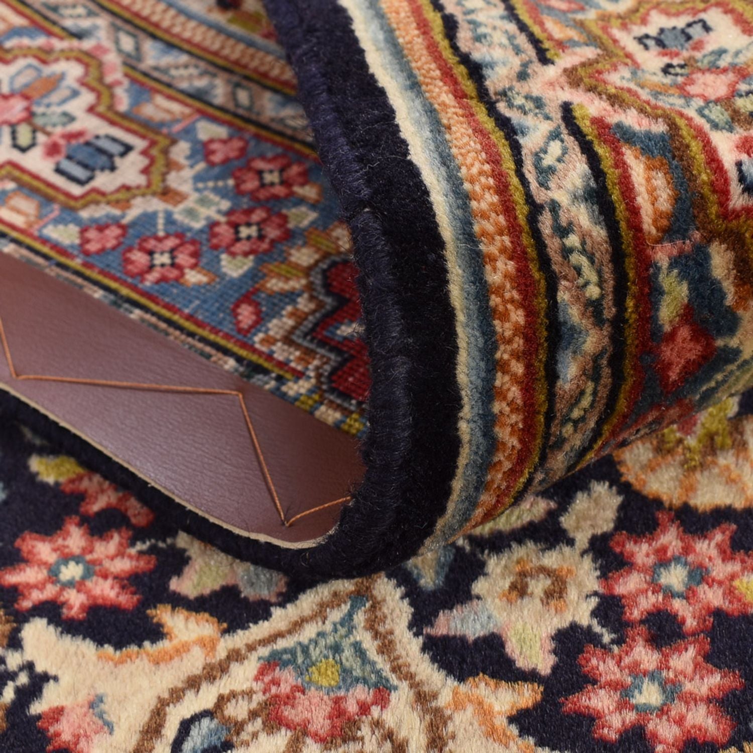 Alfombra de pasillo Alfombra persa - Real - 390 x 85 cm - beige oscuro