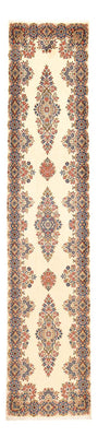 Alfombra de pasillo Alfombra persa - Real - 405 x 85 cm - crema