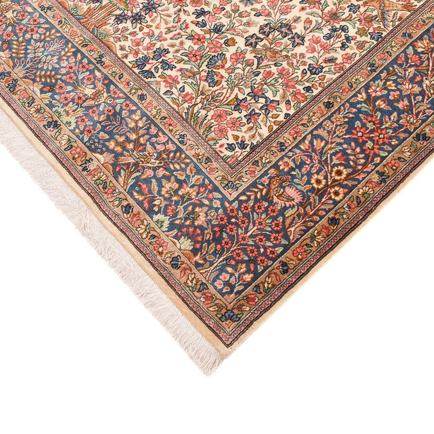 Alfombra persa - Real - 272 x 176 cm - beige oscuro