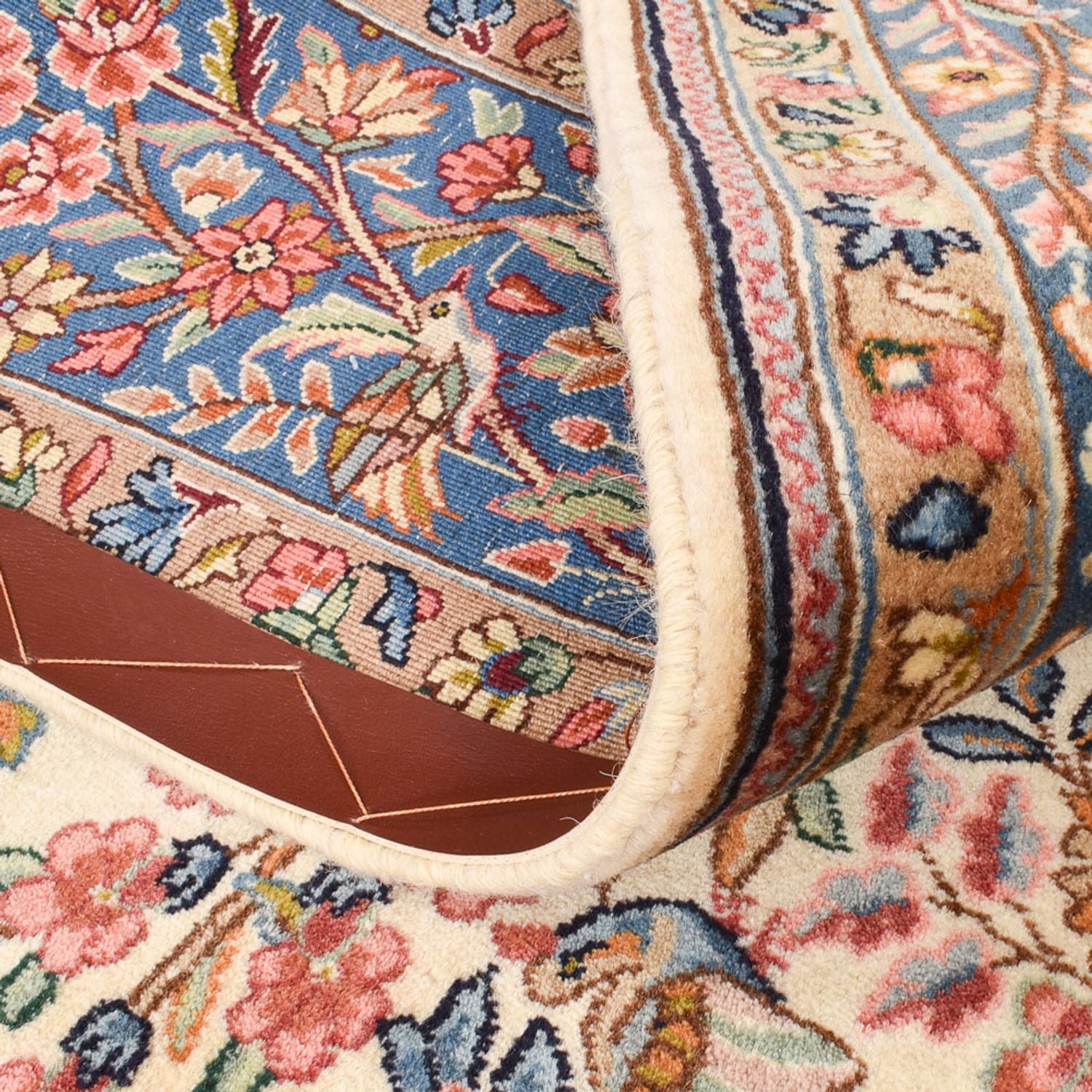 Alfombra persa - Real - 272 x 176 cm - beige oscuro