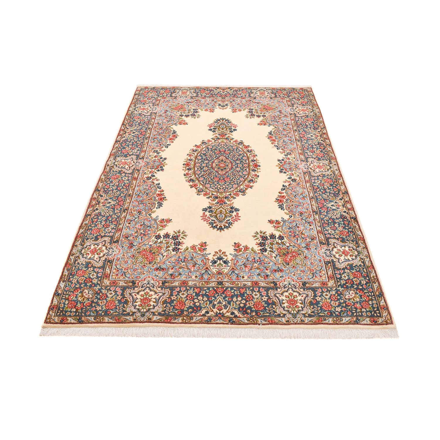 Alfombra persa - Real - 242 x 150 cm - beige oscuro