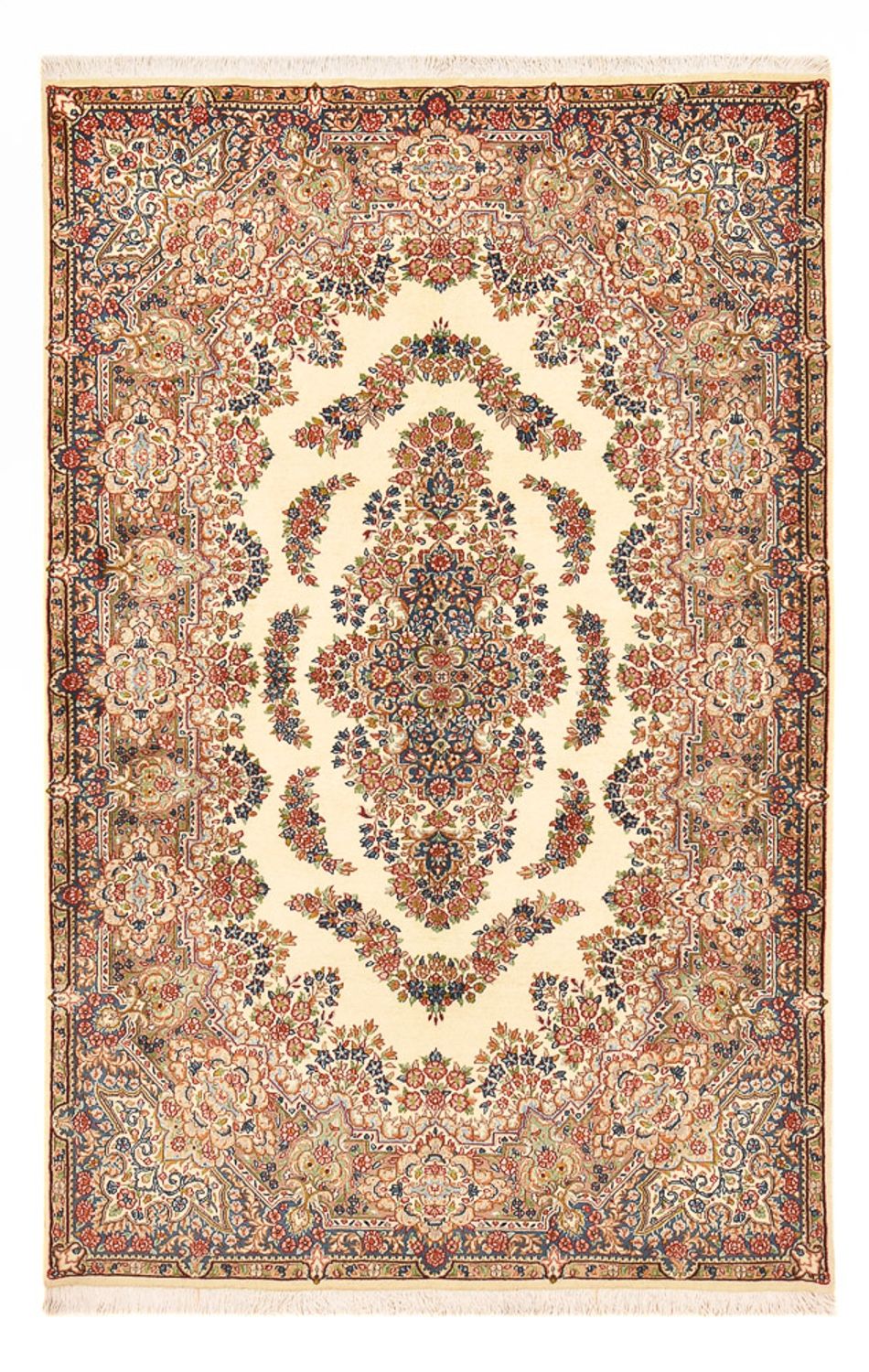 Alfombra persa - Real - 250 x 150 cm - beige oscuro
