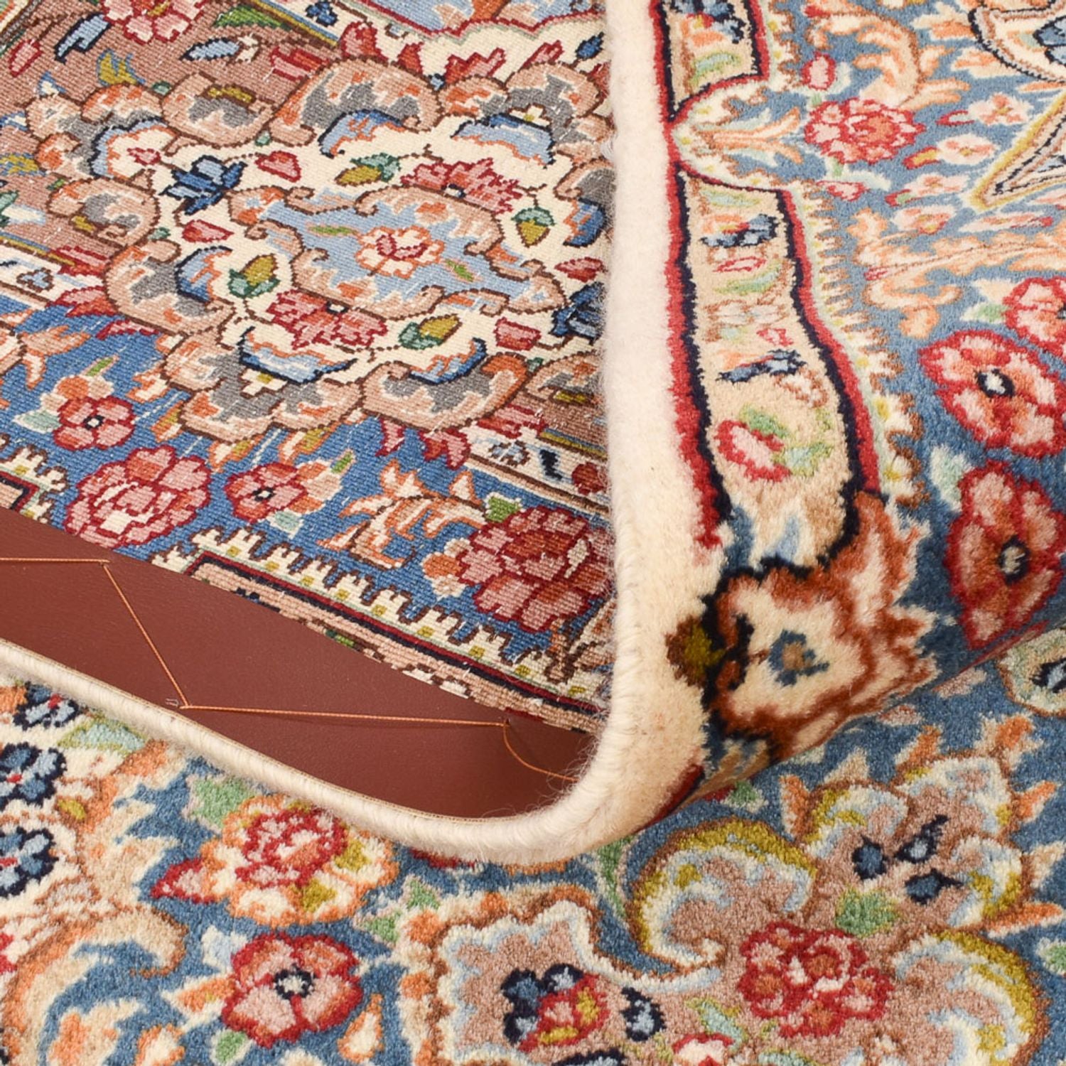 Alfombra persa - Real - 250 x 150 cm - beige oscuro