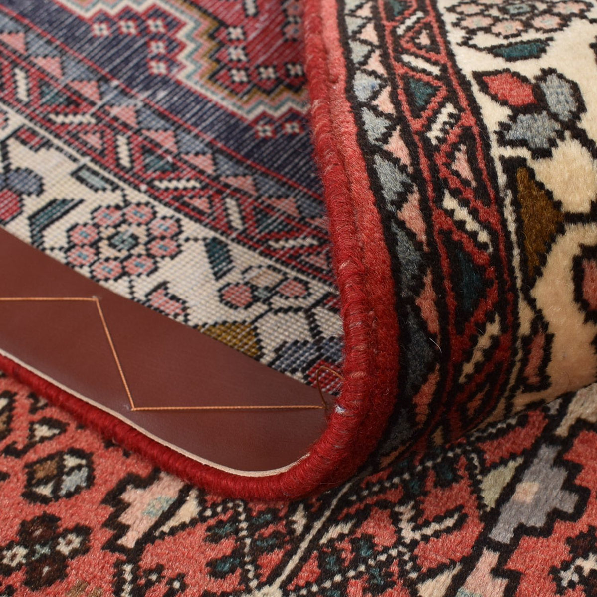 Alfombra de pasillo Alfombra persa - Nómada - 295 x 99 cm - rojo claro