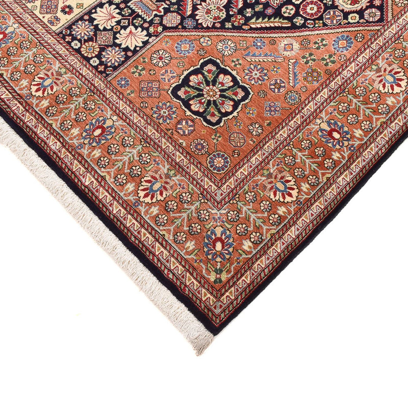Alfombra Gabbeh - Persa Kashkuli - 205 x 144 cm - azul oscuro