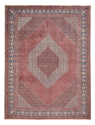 Alfombra persa - Bidjar - 395 x 302 cm - rojo oscuro