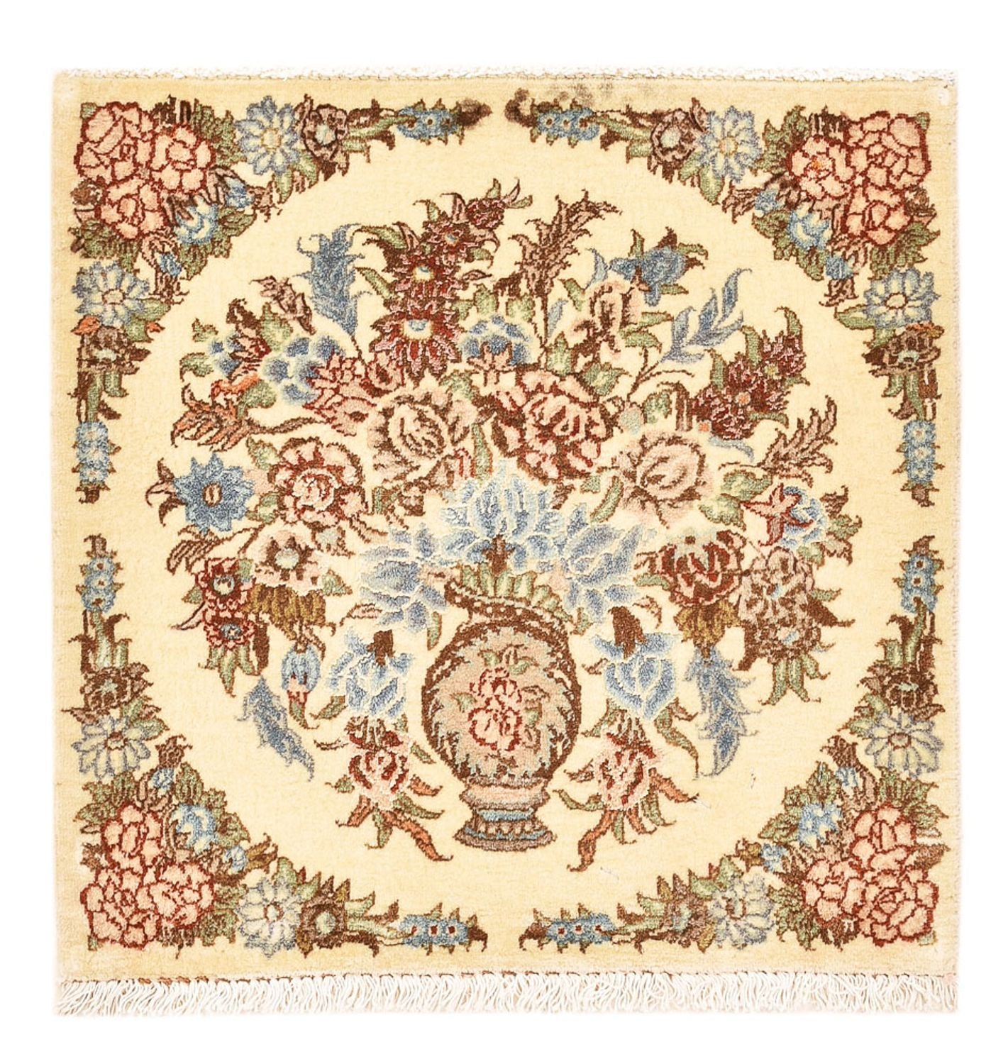 Alfombra persa - Real - 53 x 53 cm - multicolor