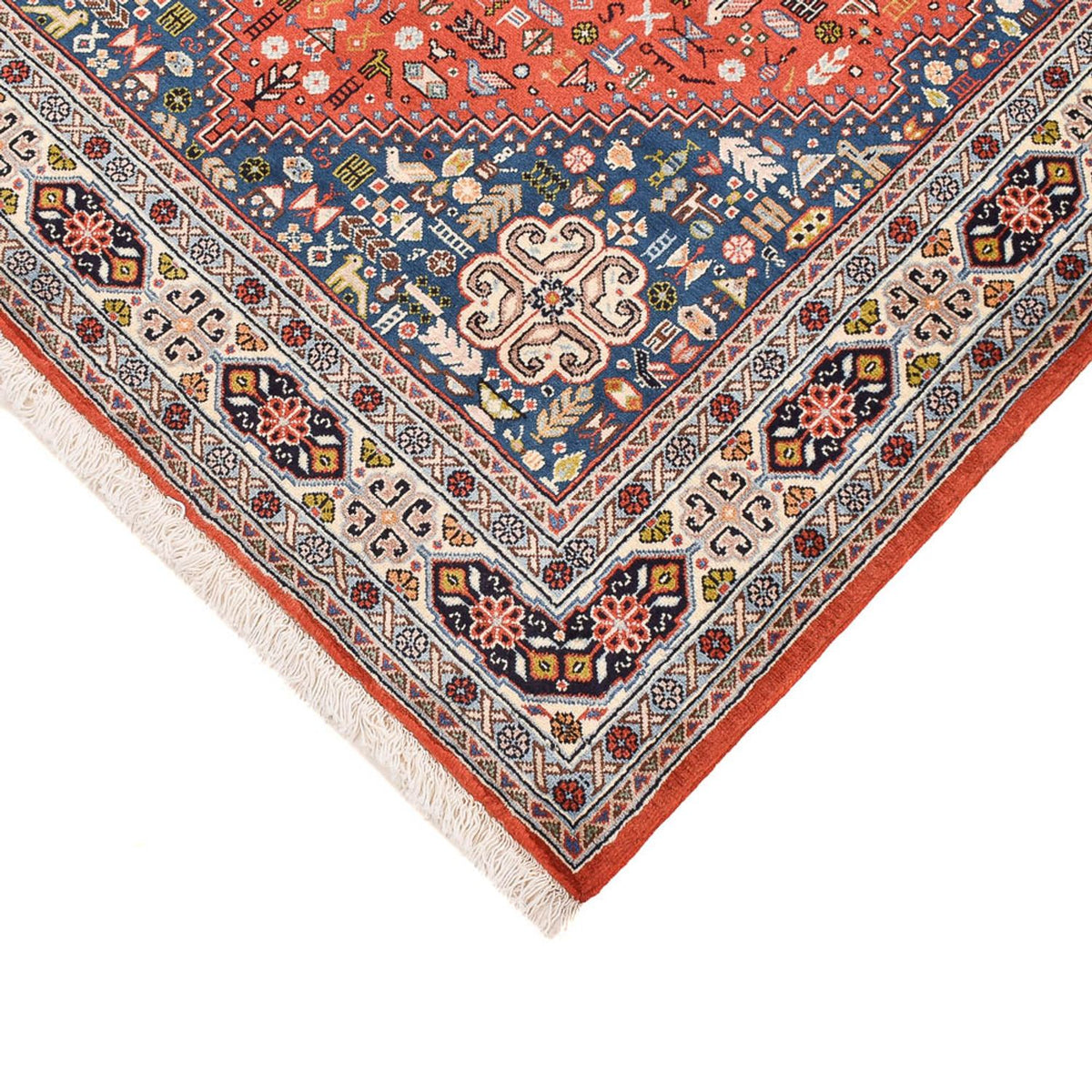 Alfombra Gabbeh - Persa Kashkuli - 206 x 137 cm - multicolor
