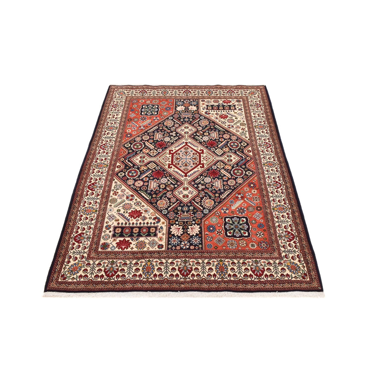 Alfombra Gabbeh - Persa Kashkuli - 219 x 146 cm - multicolor