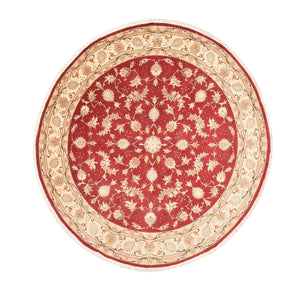 Alfombra Persa - Tabriz - Real redondo  - 200 x 200 cm - rojo