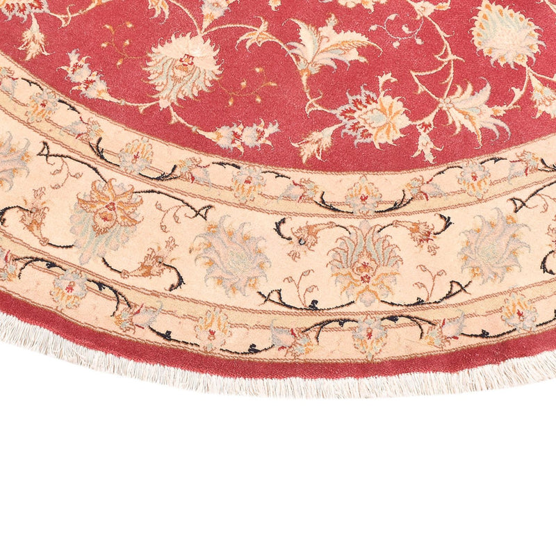 Alfombra Persa - Tabriz - Real redondo  - 200 x 200 cm - rojo
