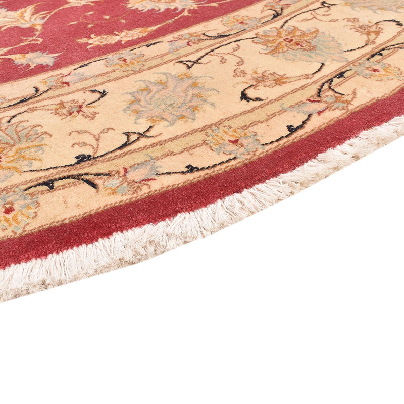 Alfombra Persa - Tabriz - Real redondo  - 200 x 200 cm - rojo