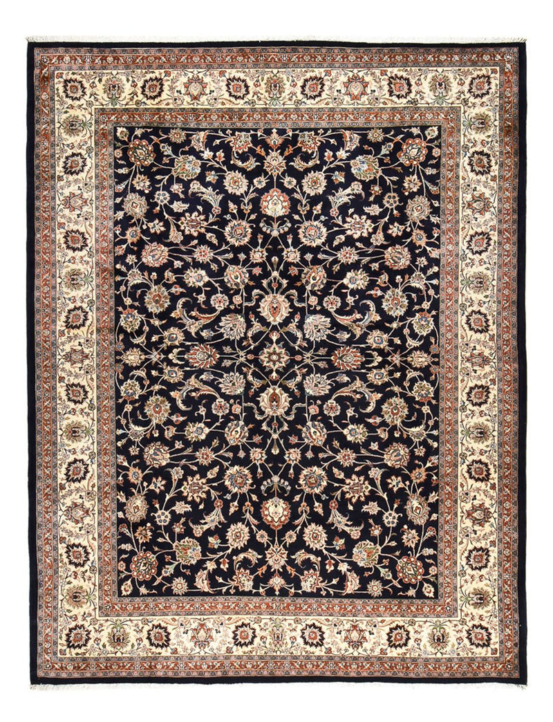 Alfombra persa - Clásica - Real - 390 x 300 cm - azul oscuro