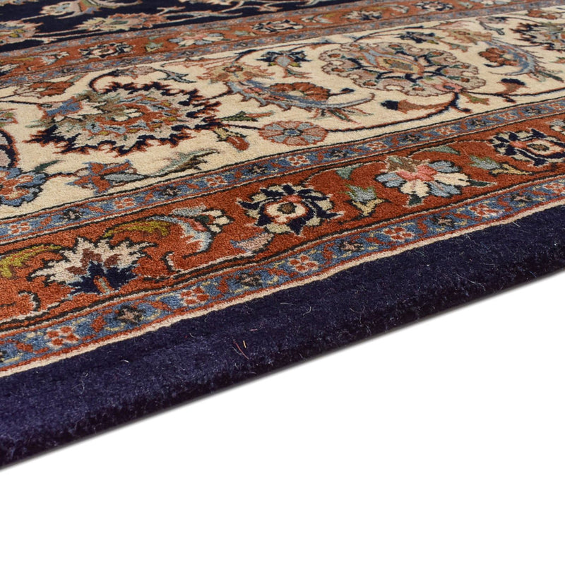 Alfombra persa - Clásica - Real - 400 x 300 cm - azul oscuro