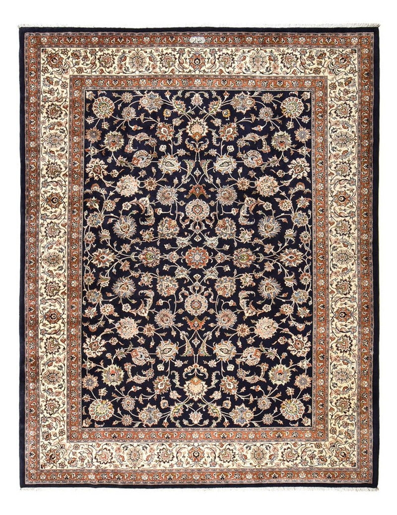 Alfombra persa - Clásica - Real - 390 x 295 cm - azul oscuro