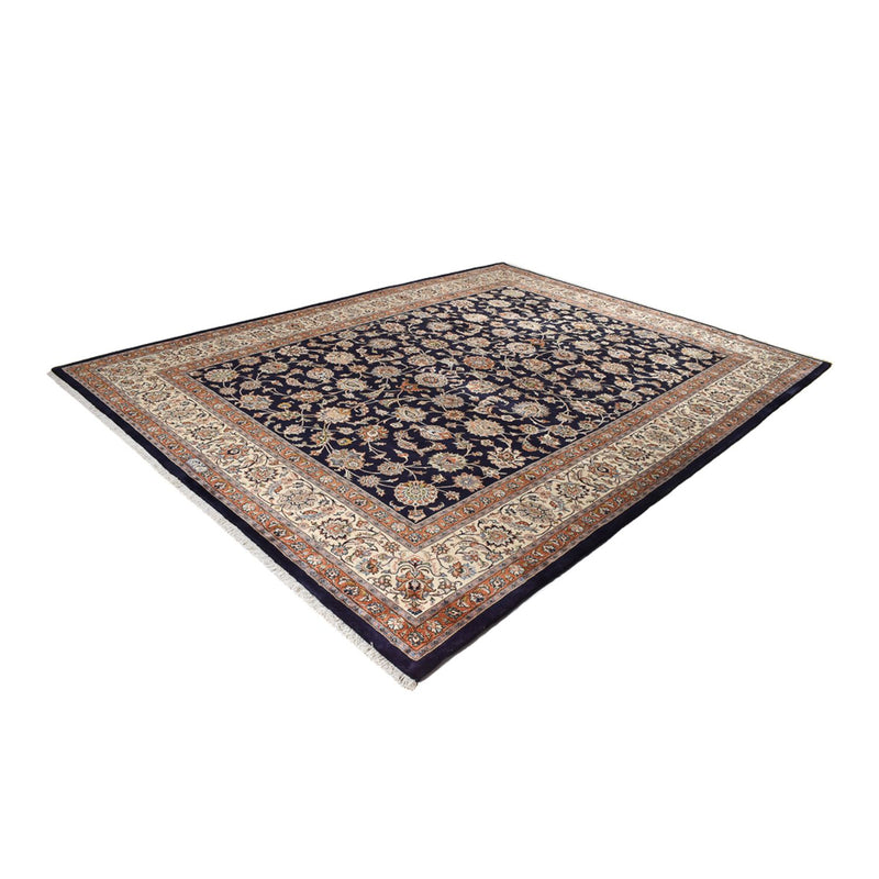 Alfombra persa - Clásica - Real - 390 x 295 cm - azul oscuro