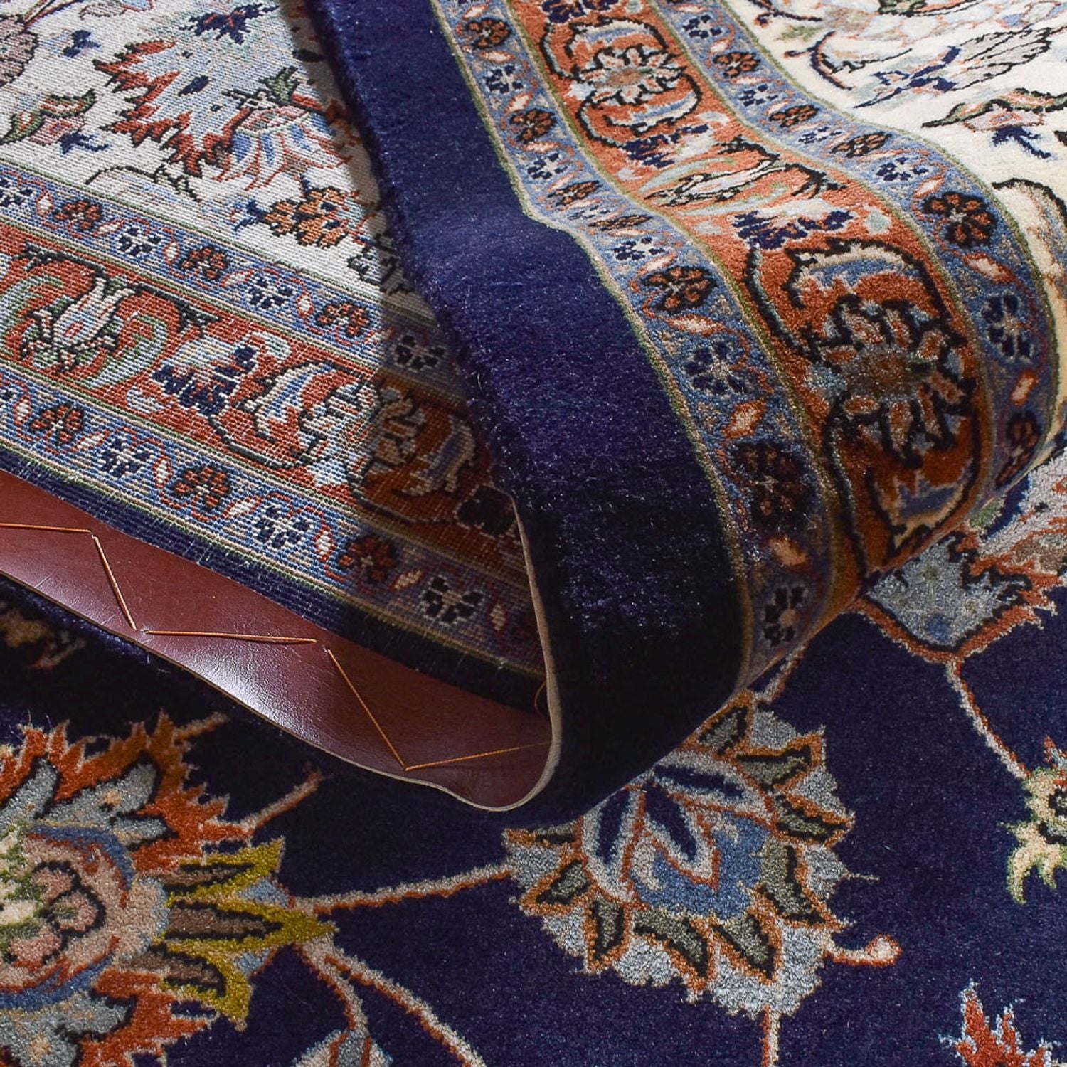 Alfombra persa - Clásica - 387 x 290 cm - azul oscuro