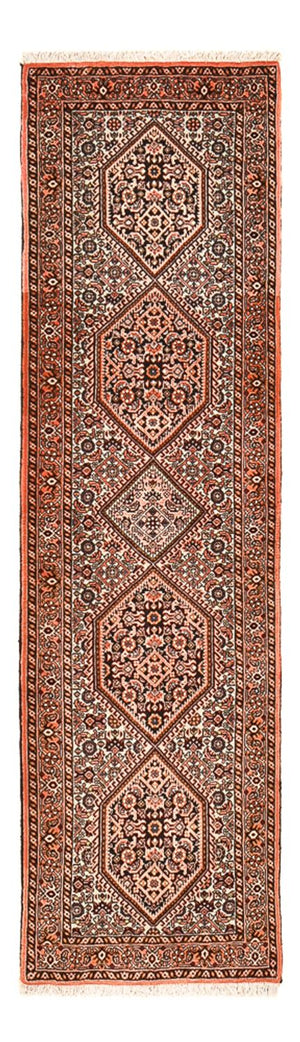 Alfombra de pasillo Alfombra persa - Bidjar - 198 x 57 cm - óxido
