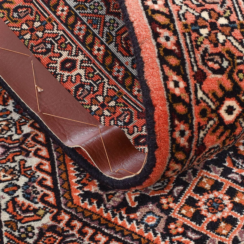 Alfombra de pasillo Alfombra persa - Bidjar - 198 x 57 cm - óxido