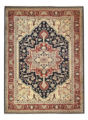Alfombra persa - Nómada - 365 x 270 cm - azul oscuro