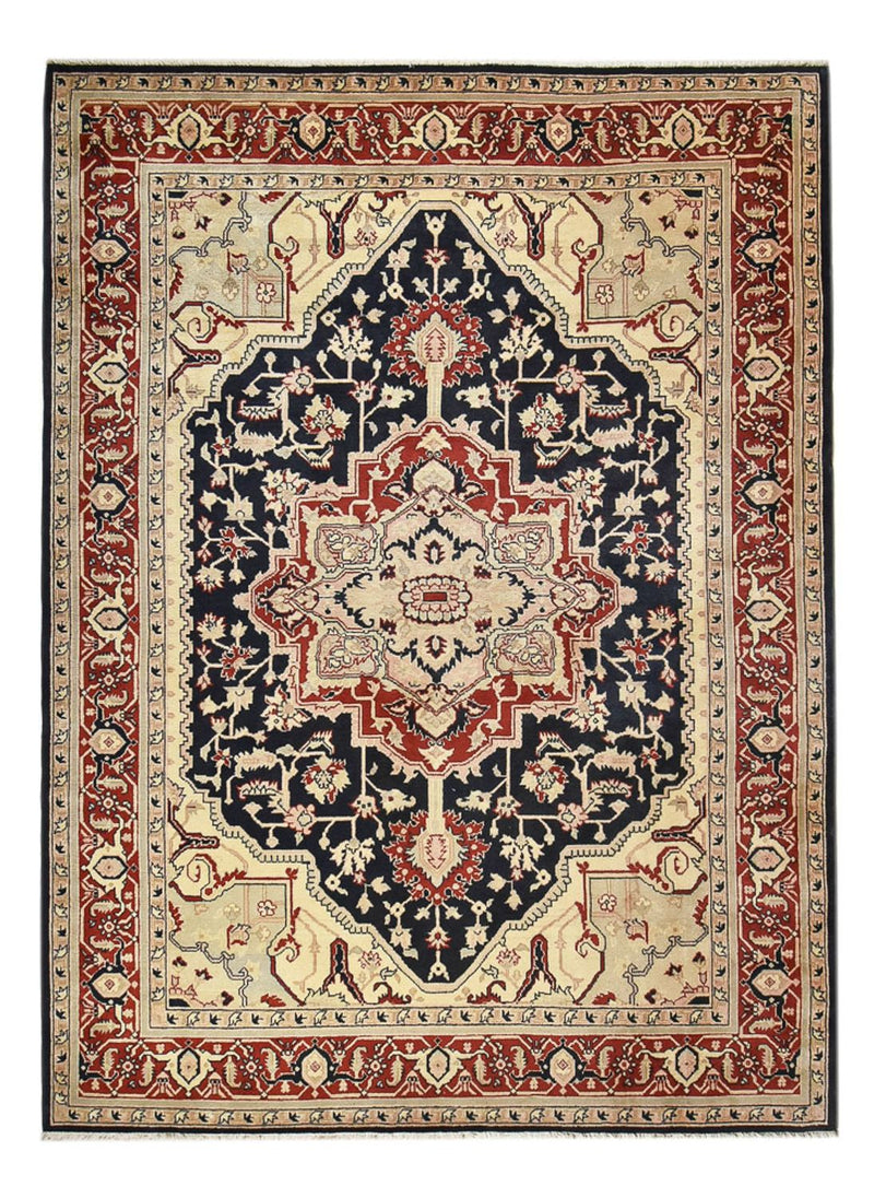 Alfombra persa - Nómada - 365 x 270 cm - azul oscuro