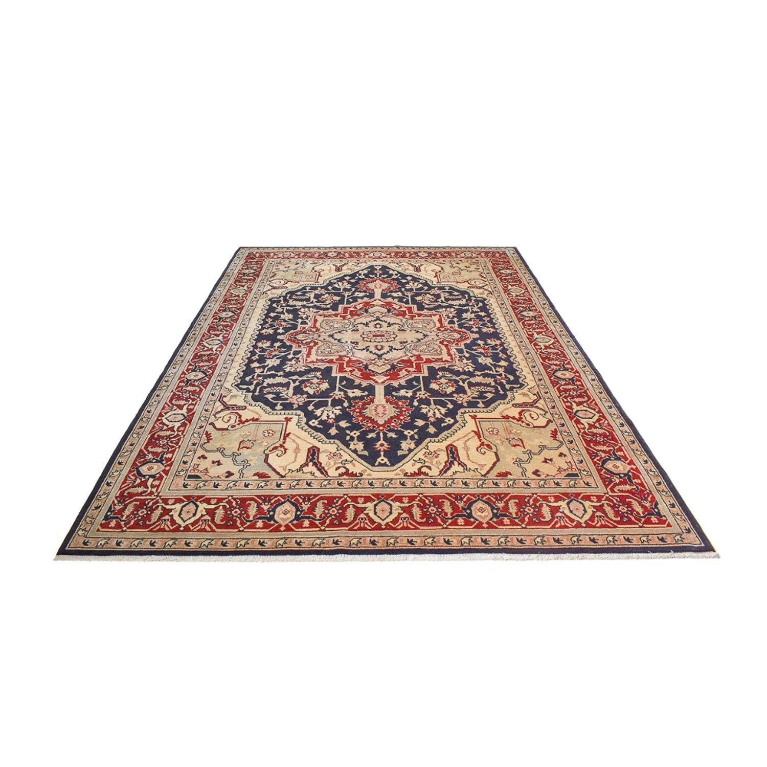 Alfombra persa - Nómada - 365 x 270 cm - azul oscuro
