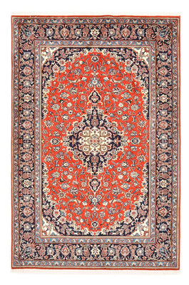 Alfombra persa - Keshan - 220 x 141 cm - rojo