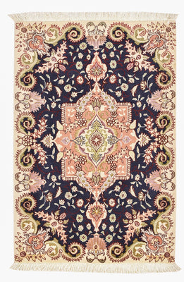 Alfombra Persa - Tabriz - Real - 92 x 60 cm - multicolor