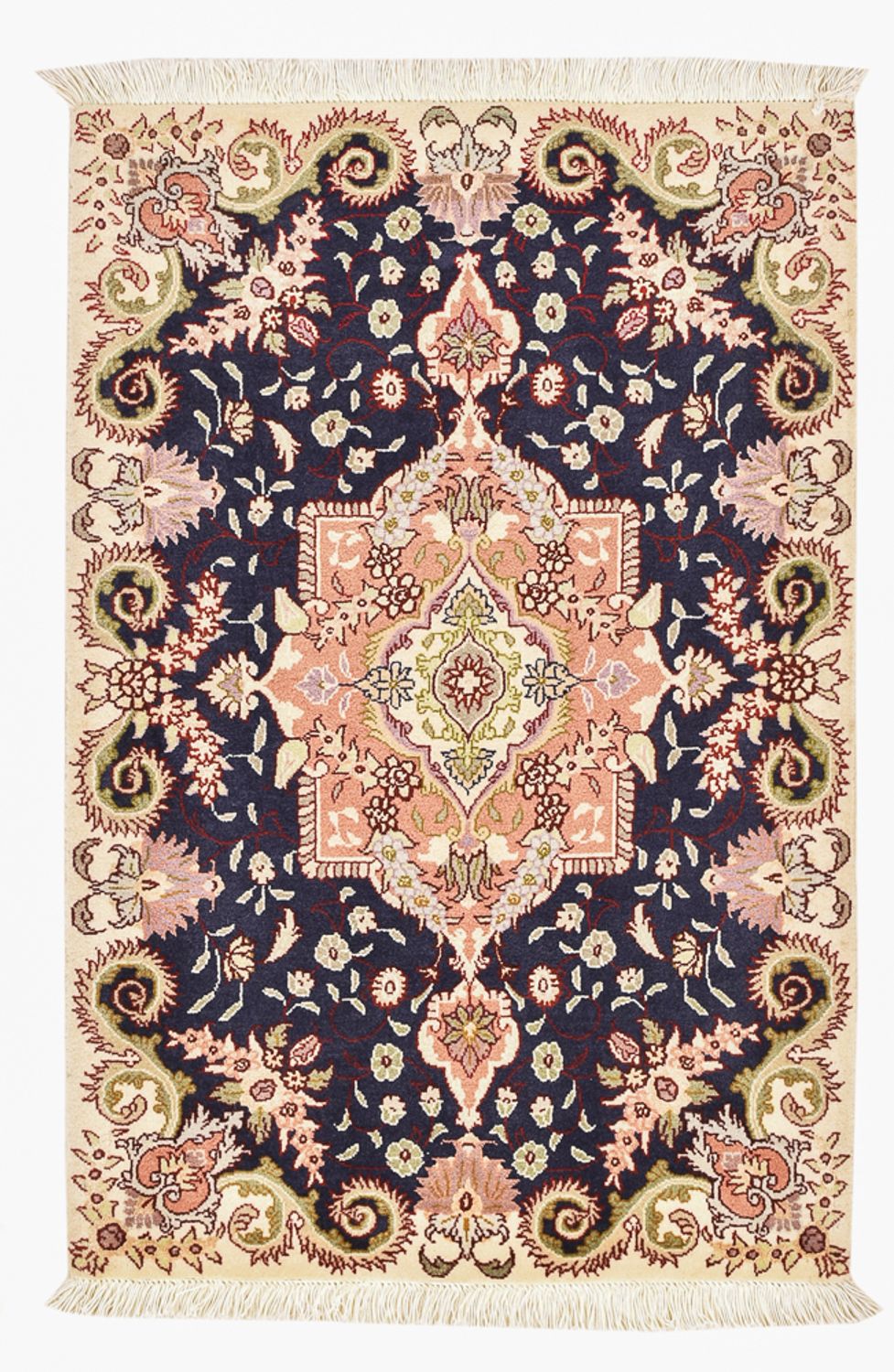 Alfombra Persa - Tabriz - Real - 92 x 60 cm - multicolor