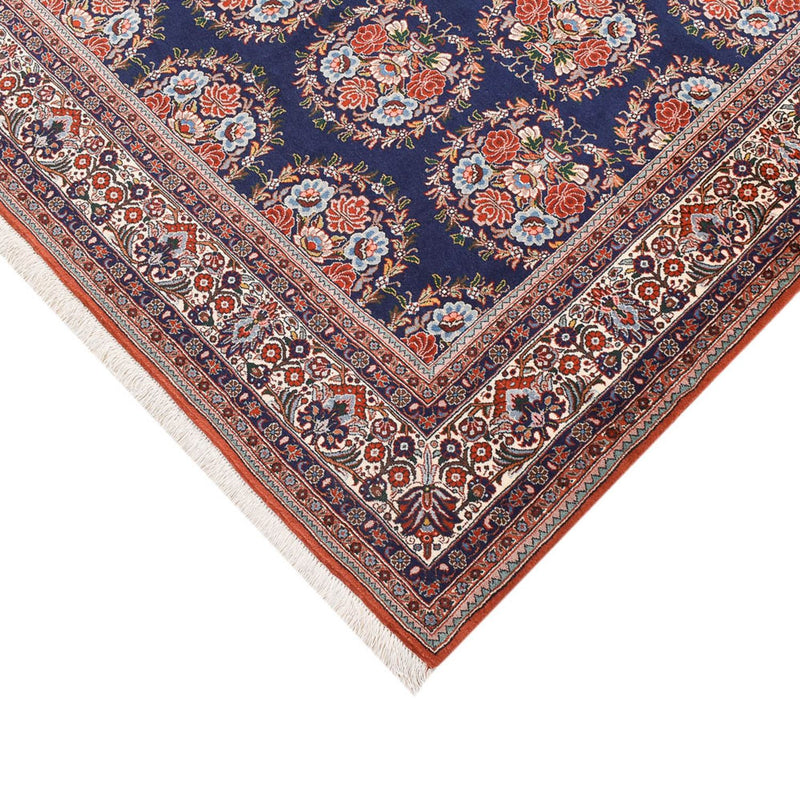 Alfombra persa - Bidjar - 251 x 152 cm - azul oscuro
