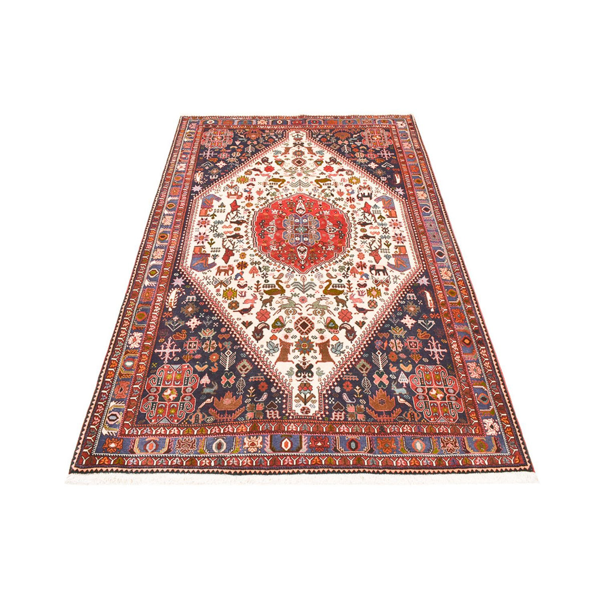 Alfombra Gabbeh - Persa Kashkuli - 252 x 156 cm - multicolor