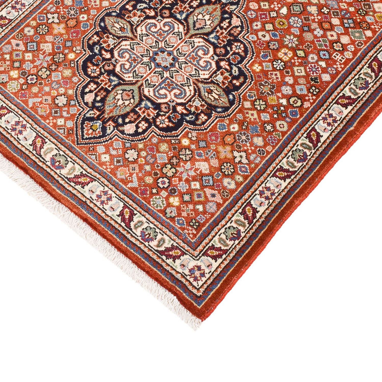 Alfombra de pasillo Alfombra persa - Ghom - 310 x 79 cm - beige oscuro