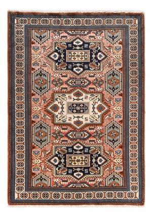 Alfombra persa - Keshan - 183 x 130 cm - rojo claro