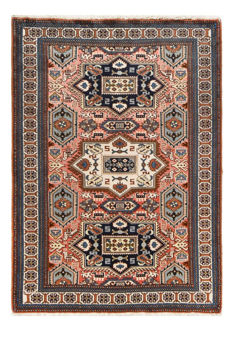 Alfombra persa - Keshan - 183 x 130 cm - rojo claro