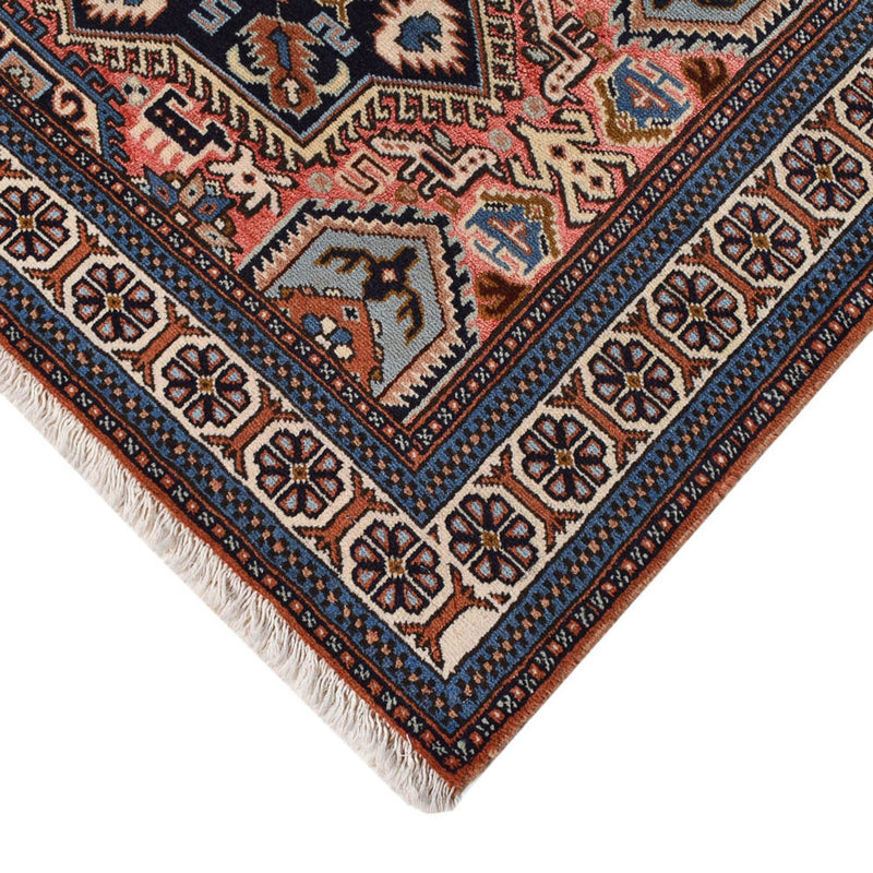 Alfombra persa - Keshan - 183 x 130 cm - rojo claro