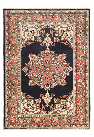Alfombra persa - Nómada - 196 x 140 cm - azul oscuro