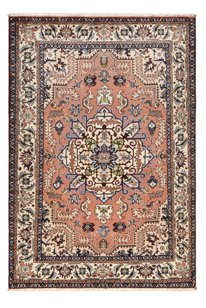 Alfombra persa - Nómada - 209 x 143 cm - rojo claro