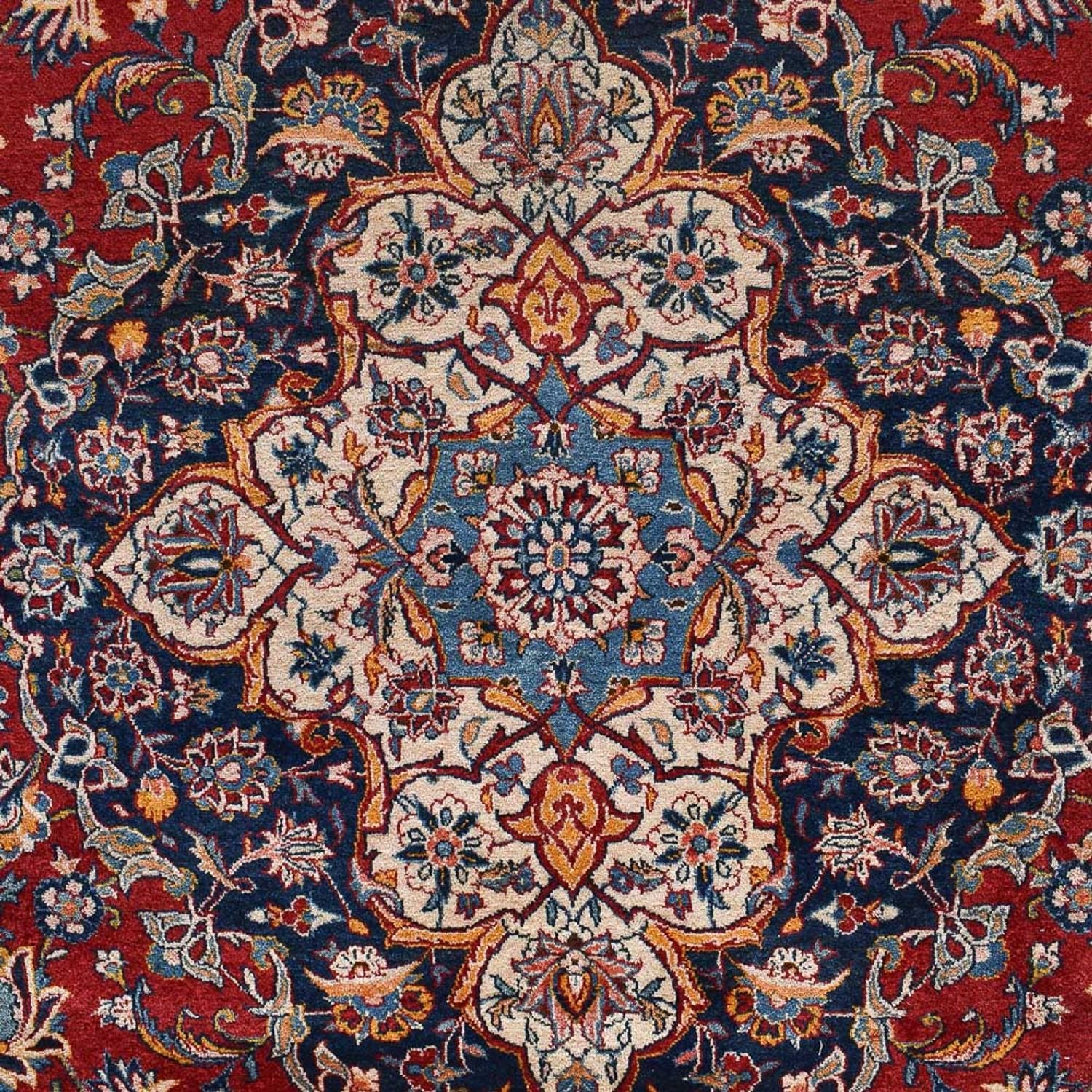 Alfombra persa - Keshan - Real - 437 x 318 cm - rojo