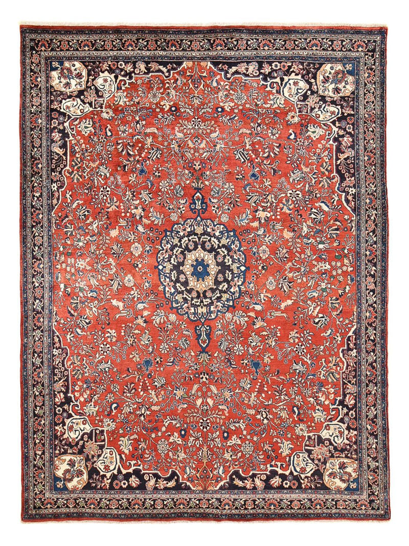 Alfombra persa - Bidjar - 374 x 280 cm - rojo