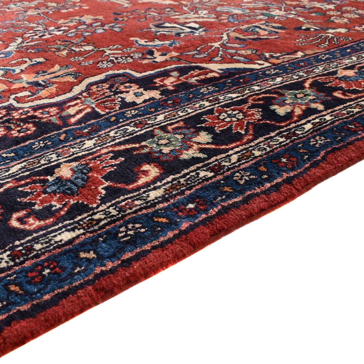 Alfombra persa - Bidjar - 374 x 280 cm - rojo