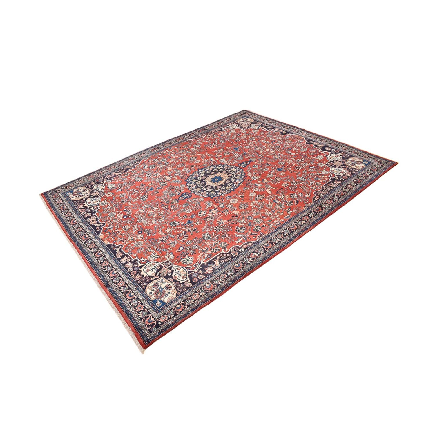 Alfombra persa - Bidjar - 374 x 280 cm - rojo