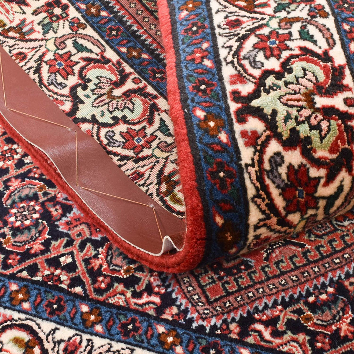 Alfombra persa - Bidjar - 172 x 110 cm - rojo claro